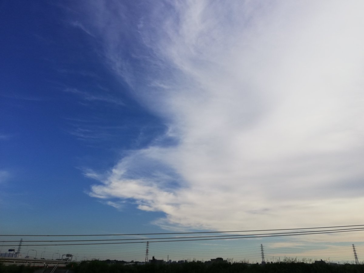 kmt_sbd's tweet image. さきほどふと空を見上げたら、大きな鳥が羽を広げている様な空でした。4連休、どこかに飛んでいきたくなりました。

そんな空の写真と共に、きもとblogをアップします。
皆さんは4連休、何をして過ごしますか？
そのヒントになるかも(^^♪

また来週です☺

kimoto-sbd.co.jp/blog/2021/07/2…

#空
#きもとblog