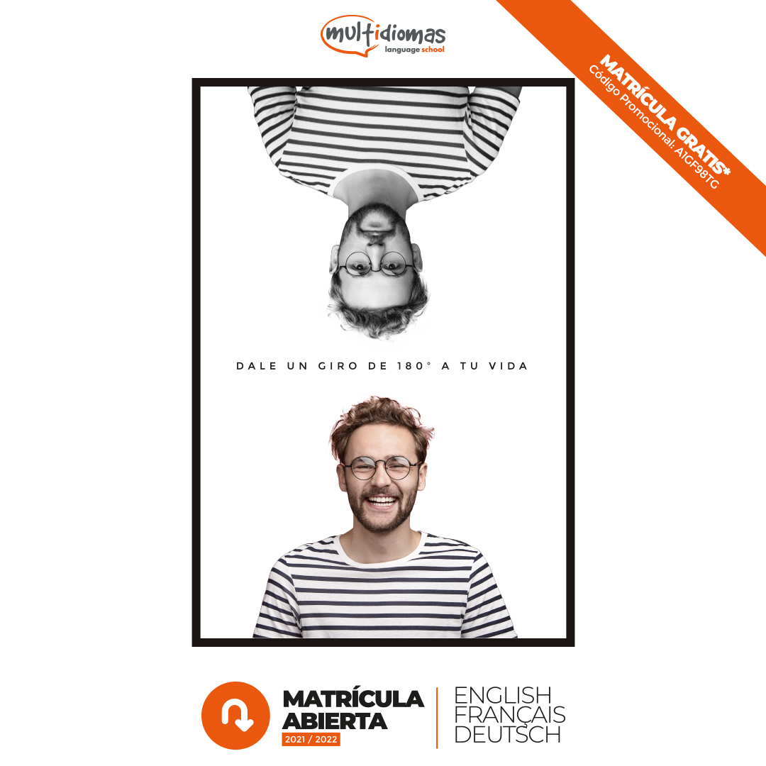 InfoMultidiomas's tweet image. ÚLTIMOS DÍAS PROMO MATRÍCULA GRATIS CURSO 2021-2022‼
Aprovecha esta promoción y elige tu curso de idiomas: inglés, francés, alemán... Dale un giro de 180º a tu formación.
#consiguetusobjetivos #presencialyonline #matriculagratis #nuevocurso