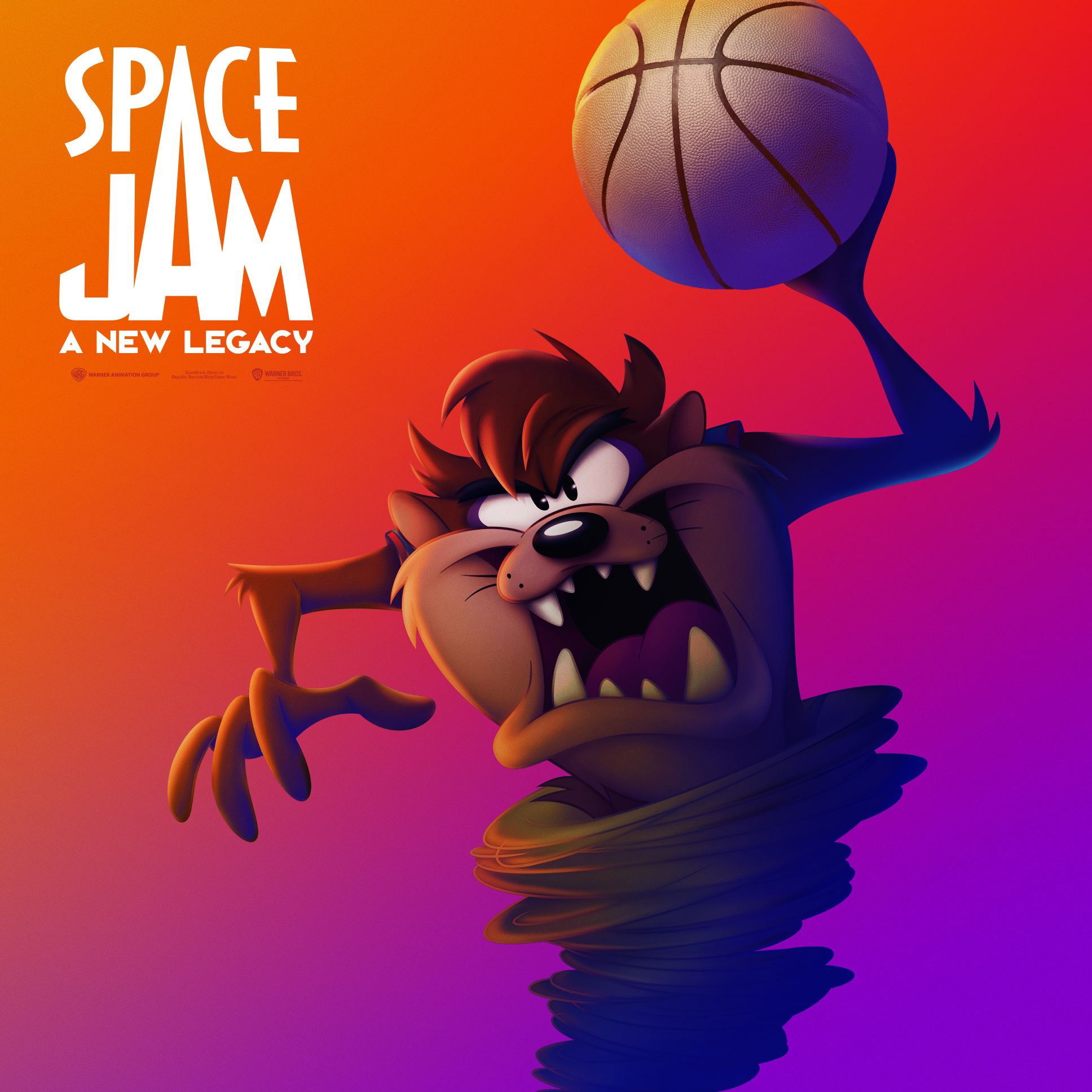 タズマニアンデビル AM/FMクロックラジオ ルーニー・テューンズ