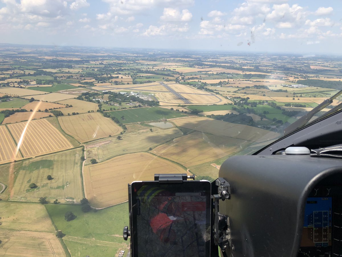 It was like working on a flying greenhouse yesterday on <a href="/MAA_Charity/">Midlands Air Ambulance Charity 🚁</a> HMED03! Working with our <a href="/OFFICIALWMAS/">West Midlands Ambulance Service #HelpUsHelpYou</a> and <a href="/WMASHART/">WMAS HART</a> colleagues we attended a serious burns case and a water incident. Thanks <a href="/WHGA/">Wolverhampton Halfpenny Green Airport</a> for letting us transit your airspace👍