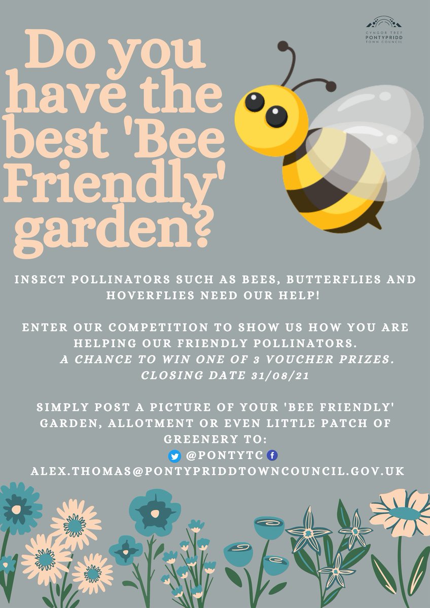 Bee Friendly Theme 1: Food

Providing pollinator-friendly food sources
in your area

Pollinators need food in the form of pollen and nectar foraged from a variety of flowering plant species;
and diverse vegetation structure.
<a href="/BeeFriendlyPont/">Bee Friendly Ponty</a> <a href="/WBP_wildlife/">Wales Biodiversity</a>