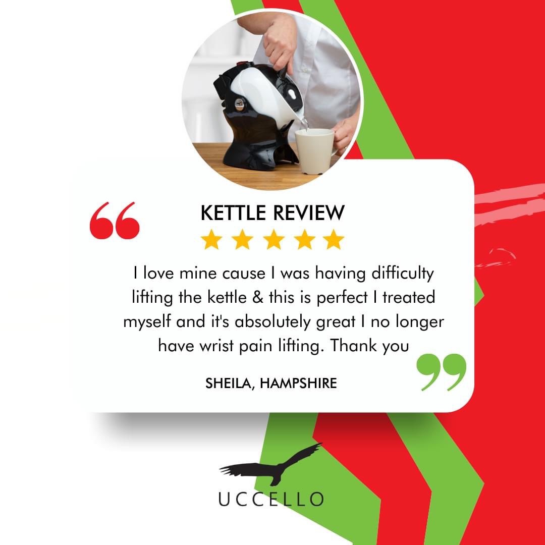 UccelloDesigns's tweet image. It really makes our day to know that we can and have helped make life that little bit easier at home in the kitchen. Thank you very much for your feedback Sheila 😍
uccellodesigns.co.uk 
#kettlereview #uccellokettle #uccellodesigns
