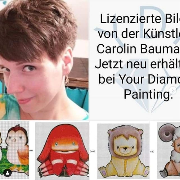 Heute stellen wir euch unsere Künstlerin Carolin Baumann vor! 😊

Bei Interesse an Ihren Bildern werft einen Blick in unseren #Onlineshop 👀 den Link dazu findet ihr in unserer Beschreibung.

#YourDiamondPainting #DiamondPainting #Diy