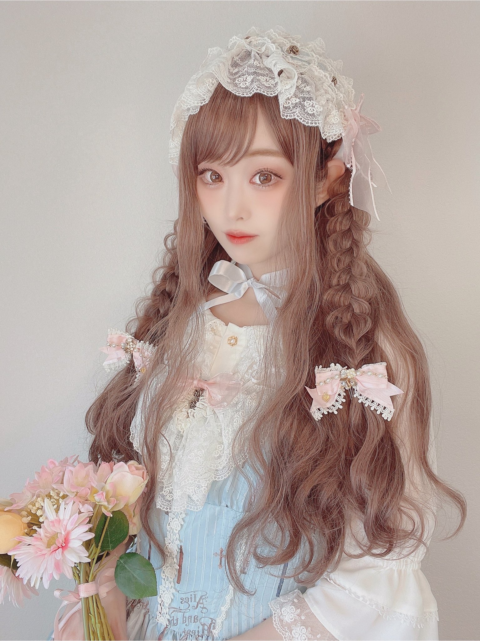 胡桃咲姫 大好きなbrightleleの新作ウィッグʚ ɞ リンダウェーブロング Ma ピンクミルクティー をお試しさせて頂きました Brightlele ブライトララ Lelelist T Co Ffplq3olb4 Twitter