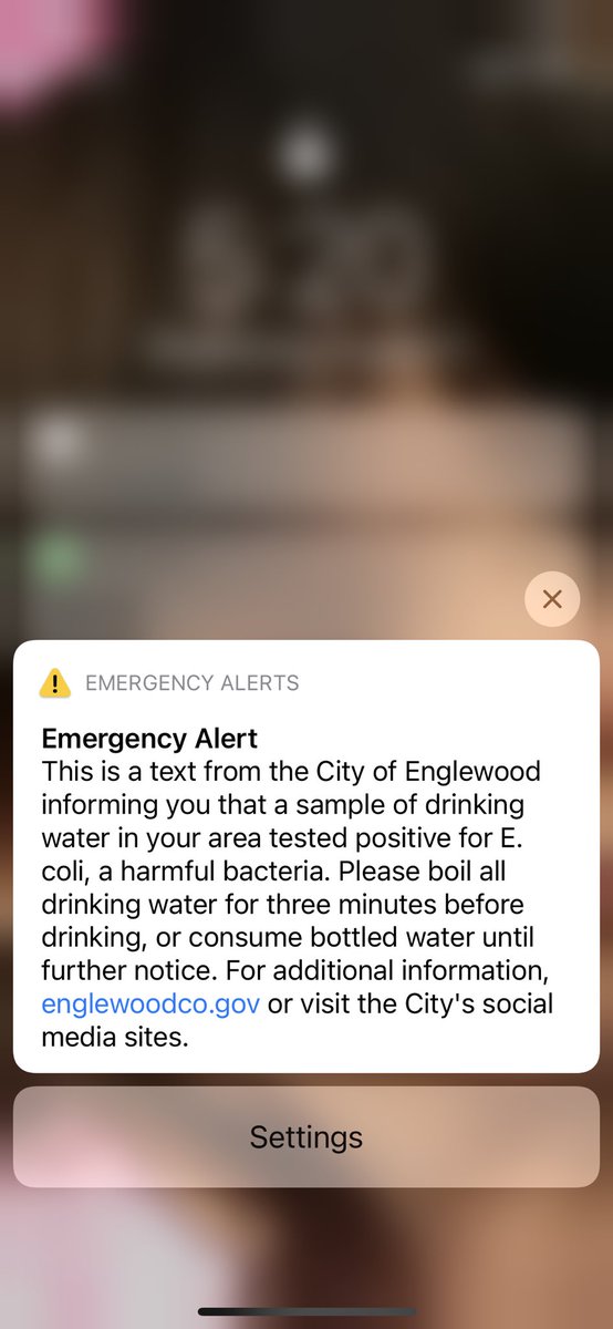 Watch out #Englewood, Ca-Ca Latte in the water, drink Bottled water till further notice #water #quality