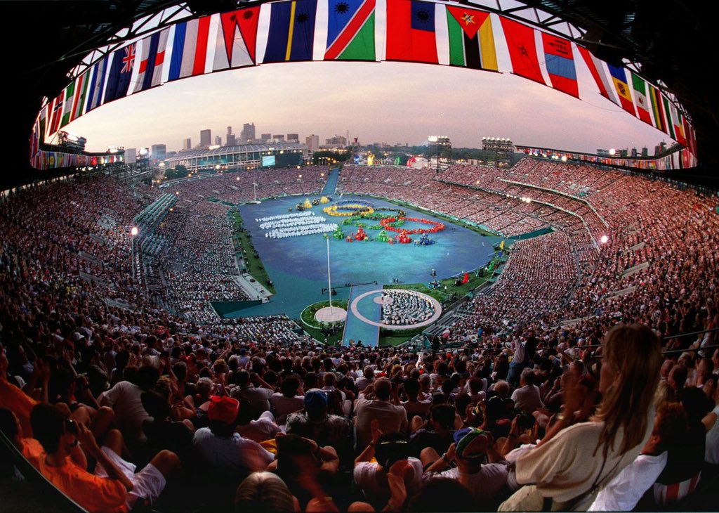 Столица олимпиады 1996 года. Атланта 1996. Олимпийские игры в Атланте 1996. Олимпийские игры 1996 Атланта стадион.