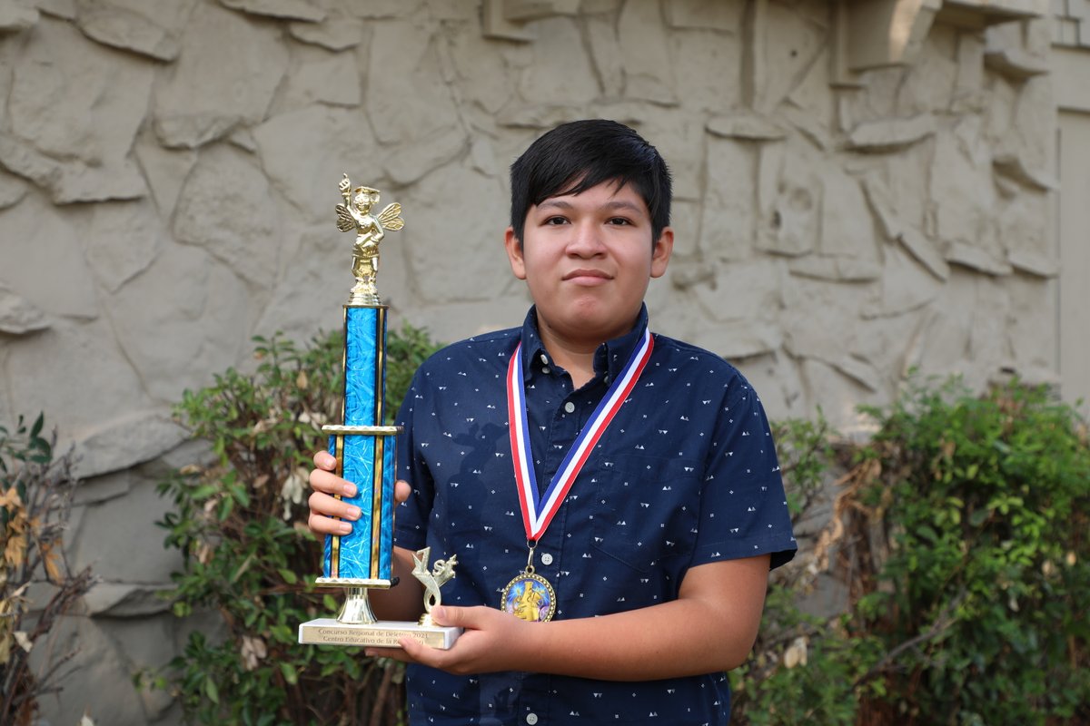 🏆🐝 Nicholas Blas ranks among the top spellers in the nation. The incoming <a href="/TravisMSBobcats/">Travis Bobcats</a>  seventh grader placed fifth in the National Spanish Spelling Bee last month. 👏

Read more ➡️ ow.ly/uR7U50FKDmk