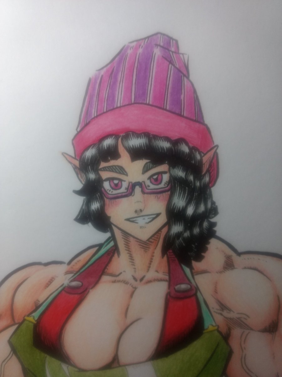 Odoruyama1's tweet photo. #musclegirl #MuscleLena #traditionalart #colors
A little close of Lena. https://t.co/fLbvAkhzOK