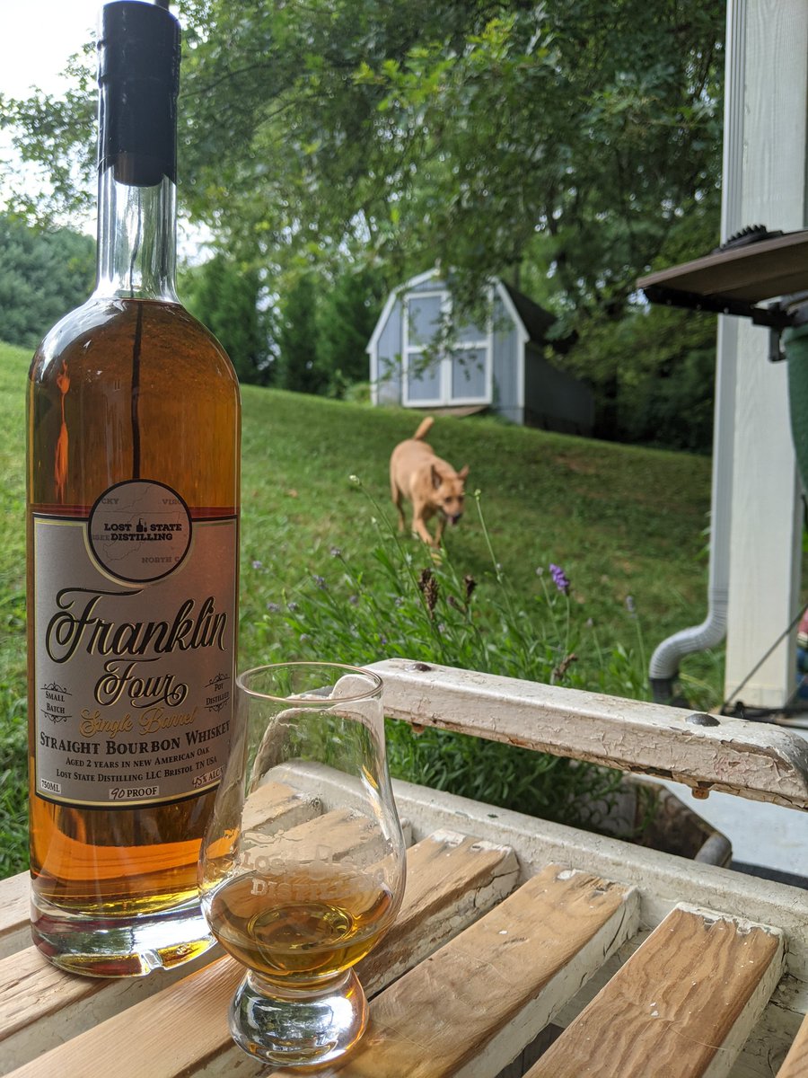 TheLostState's tweet photo. The week is half over so take a breath and relax this #whiskeywednesday with a glass of small batch Bourbon!

#loststatedistilling #discoverbristol #drinklocal #smallbatch #potdistilled #Bourbon #tnwhiskeytrail https://t.co/TGDKNw80DP