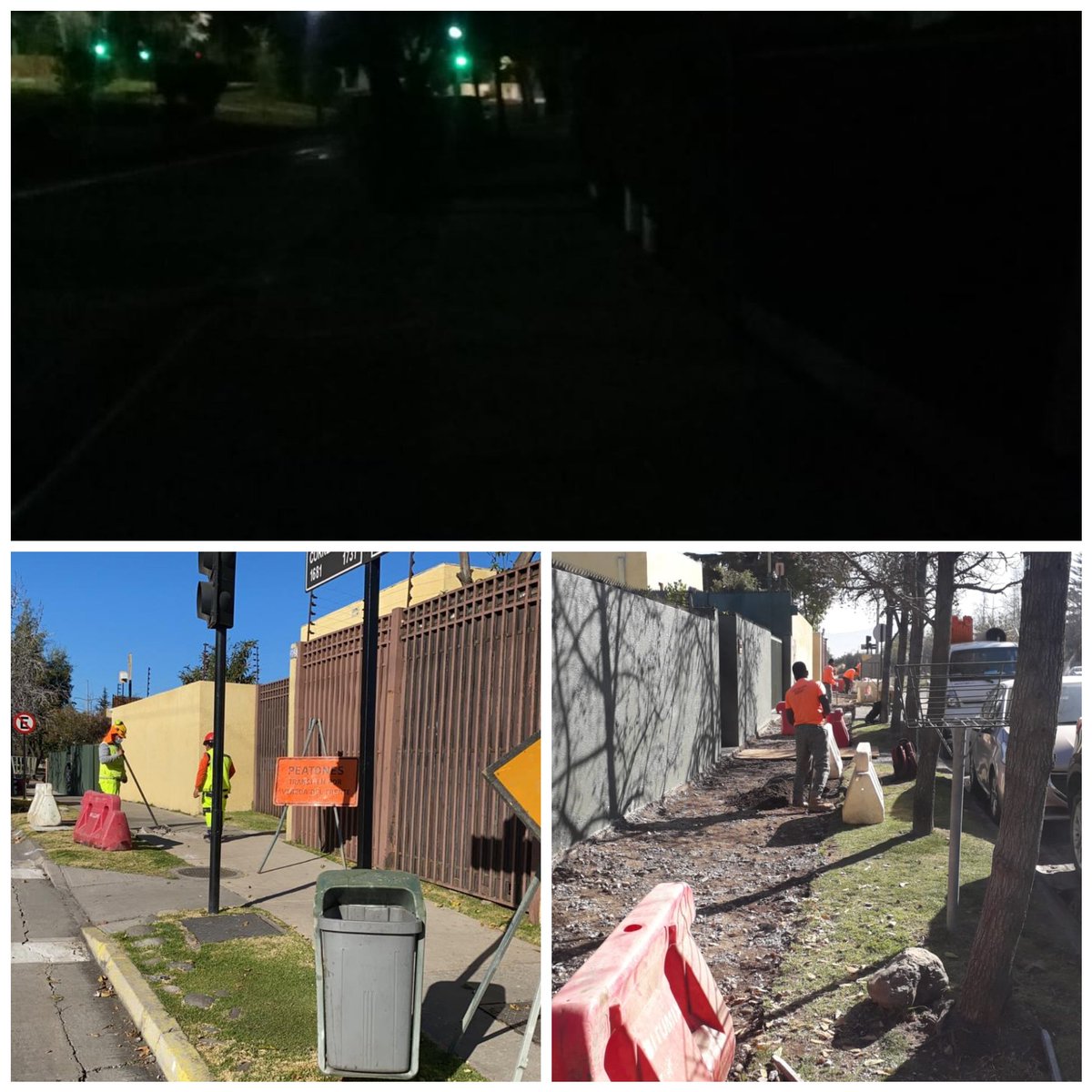 En <a href="/Muni_LasCondes/">Las Condes</a> desde el lunes 2 de agosto comenzamos con la construcción del nuevo alumbrado público en Francisco Bulnes Correa entre General Blanche y Camino el Alba. Vamos cumpliendo 💡 <a href="/mfacusez/">Matias Facuse Zaror</a> 😉. <a href="/danielapenaloza/">Daniela Peñaloza</a>