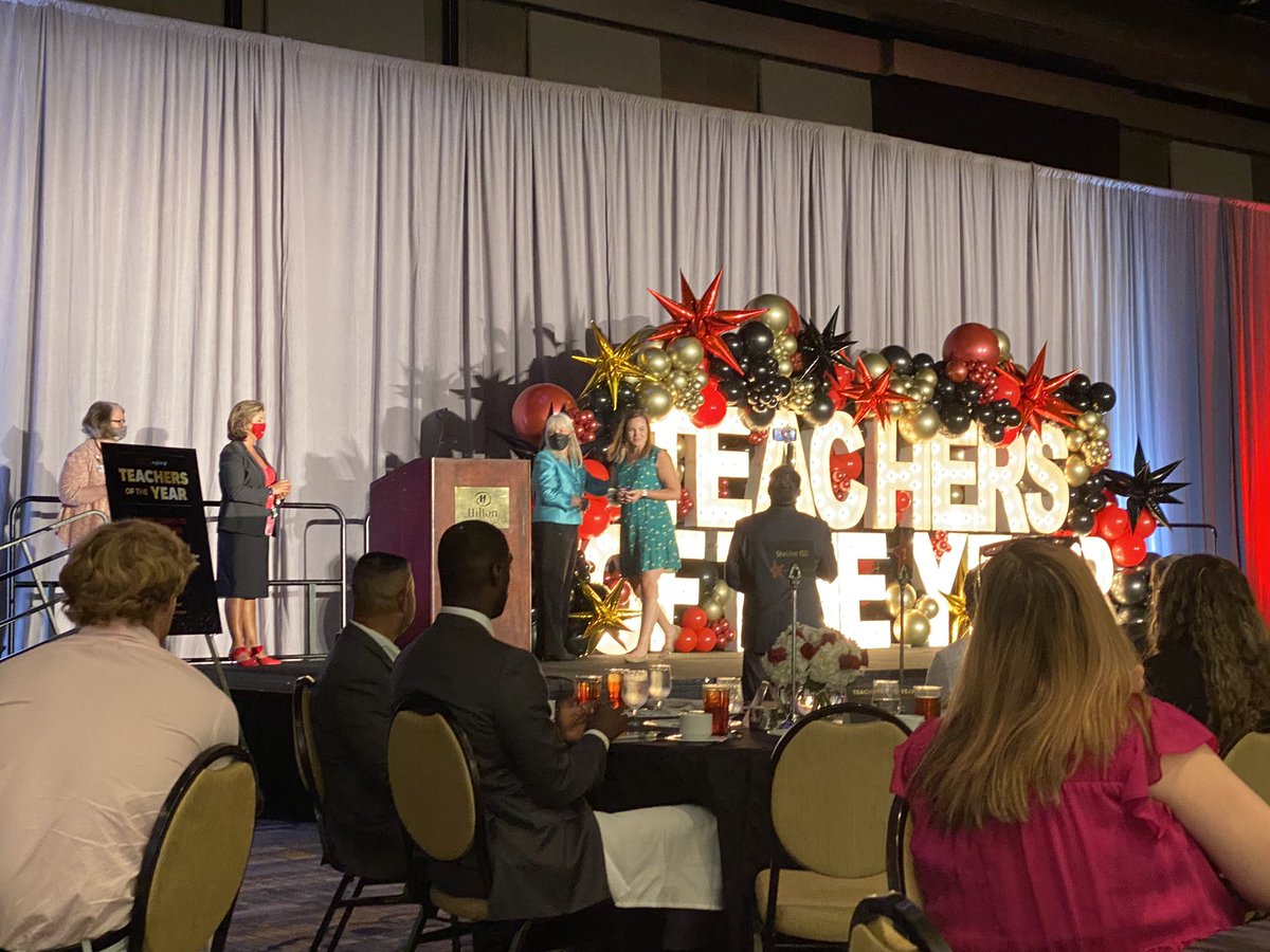 Celebrating <a href="/cincojhband/">Cinco Ranch JH Band</a> at Region 4’s District Teachers of the Year Celebration. #teamcrjh