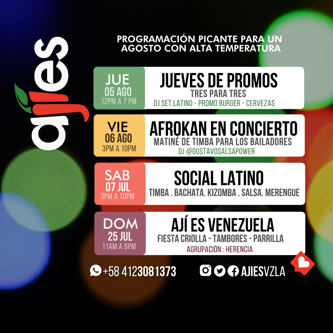 Agenda picante para este finde 😜