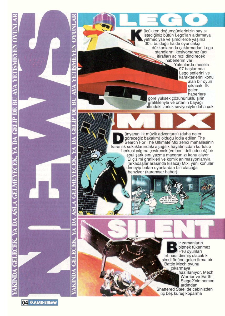 GameShowTR's tweet photo. #GameShow #GameShowTR
#OnSekizinciSayı #Issue18
#Ağustos1996 #August1996
NEWS 🗞️
#LEGOIsland 🗾
#UltimateMix 🎚️
#NCAA #FinalFour 🏀
#SilentSteel 🤖
#MegaRace2 🏎️
#MuppetTreasureIsland 🐸
#WizardryNemesis 🔮
NEWSFax 📠
#DeadlyGames 💢
#Gettysburg 💥
#AfterLife 😇
#BattleRace 🏎️ https://t.co/pvR6pCzfFY