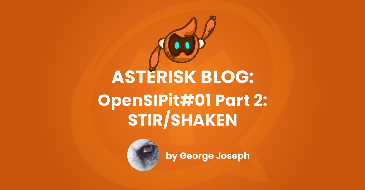 asteriskpbx's tweet image. In the past month, how many legitimate vs spoofed robocalls did you receive? Enter STIR/SHAKEN. A topic we discussed during #OpenSIPit back in April. Find out what we discovered &amp;amp; where we stand now at ow.ly/kLug30rPYOt #Asterisk
