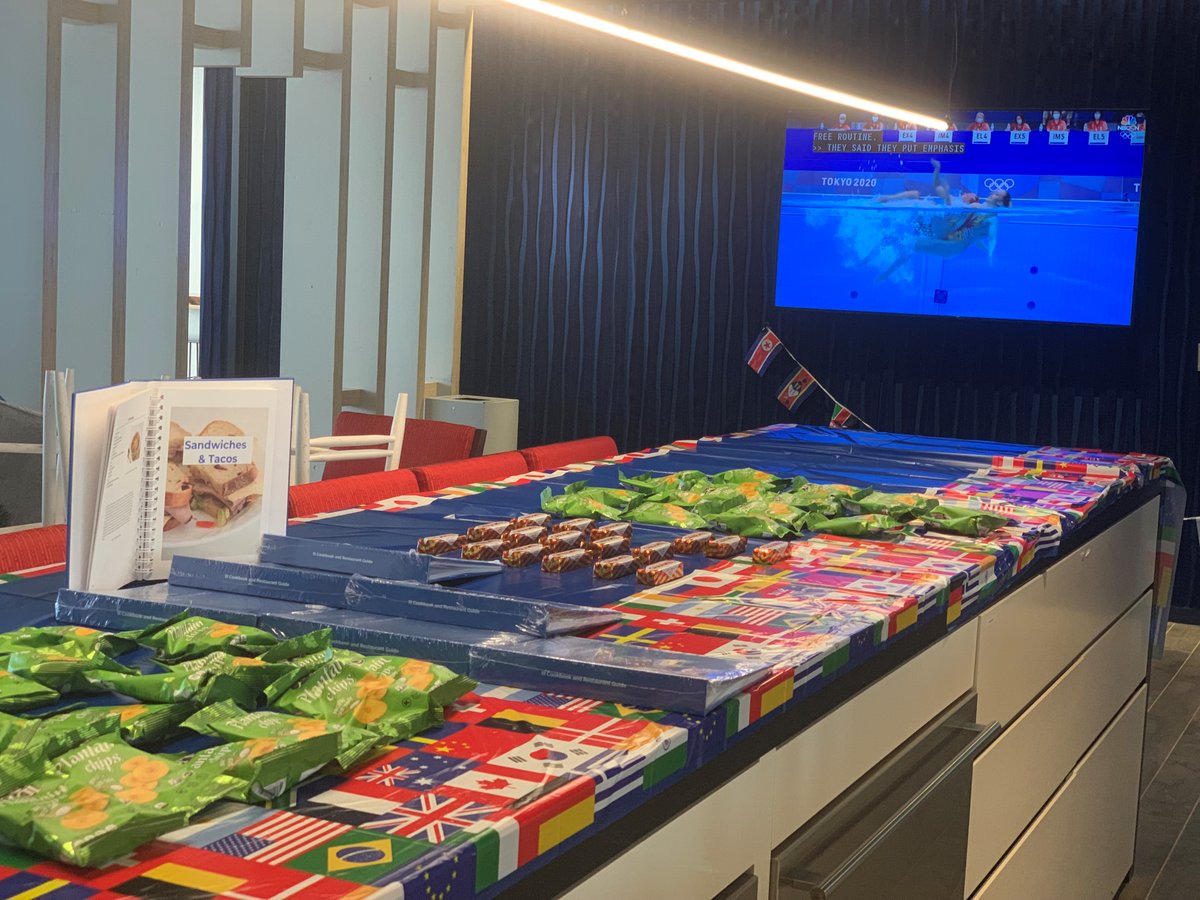 Celebrating our Cookbook &amp; Restaurant Guide, as well as the Tokyo Olympics, with snacks from all over the world.