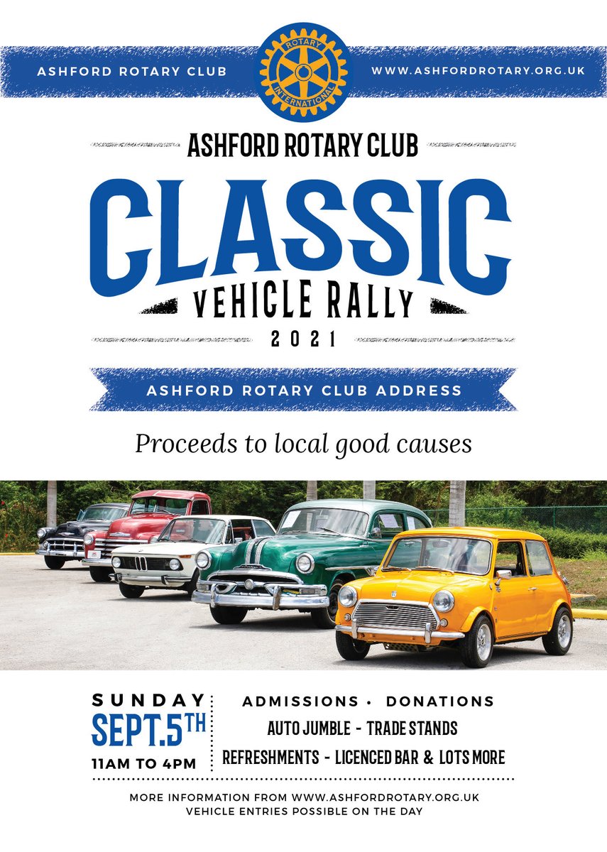 We invite you to our Classic Car Show 
Follow this link in your web browser 

ashfordrotary.org.uk