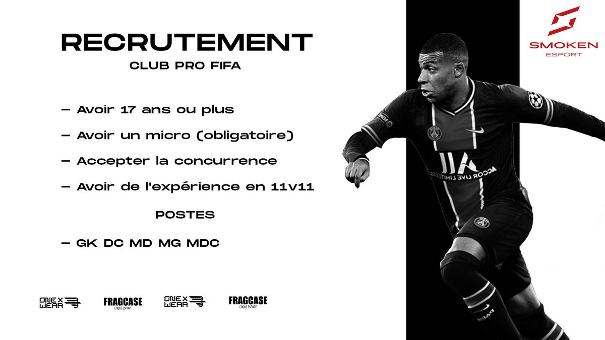 JoodZer (@joodzer) on Twitter photo @smokenesport Recherche joueurs motivé pour fin fifa 21 et continué sur fifa 22 au poste suivant : MG/DC/DD/DG/GK
#Recrutement
<a href="/FifaRecrutement/">FIFA Recrutement</a>
#ClubPro #FIFA21 #FIFA22
<a href="/Cherche_1Groupe/">Cherche 1 Groupe</a>
<a href="/rtducp1/">𝐑𝐓_𝐄𝐒𝐏𝐎𝐑𝐓</a>
<a href="/RTduCP/">RT du Club Pro</a>
<a href="/ClubProRT/">Communauté club pro FR</a>
<a href="/agentDuCP/">Agent Du Club Pro</a> @smokenesport Recherche joueurs motivé pour fin fifa 21 et continué sur fifa 22 au poste suivant : MG/DC/DD/DG/GK
#Recrutement
<a href="/FifaRecrutement/">FIFA Recrutement</a>
#ClubPro #FIFA21 #FIFA22
<a href="/Cherche_1Groupe/">Cherche 1 Groupe</a>
<a href="/rtducp1/">𝐑𝐓_𝐄𝐒𝐏𝐎𝐑𝐓</a>
<a href="/RTduCP/">RT du Club Pro</a>
<a href="/ClubProRT/">Communauté club pro FR</a>
<a href="/agentDuCP/">Agent Du Club Pro</a>