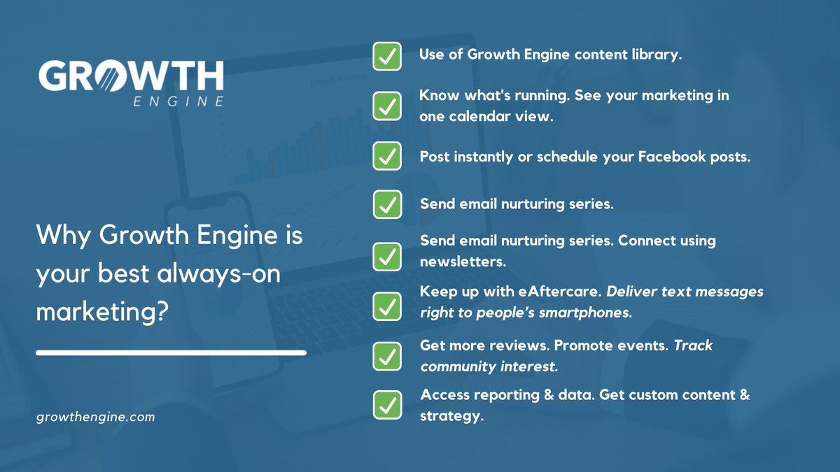 GrowthEngine3's tweet photo. Think of @GrowthEngine3 as your #FuneralHome's #DigitalMarketing hub! Get access to all your marketing needs in one place. https://t.co/mvUfQIOfaP https://t.co/zv9hRzgA9F