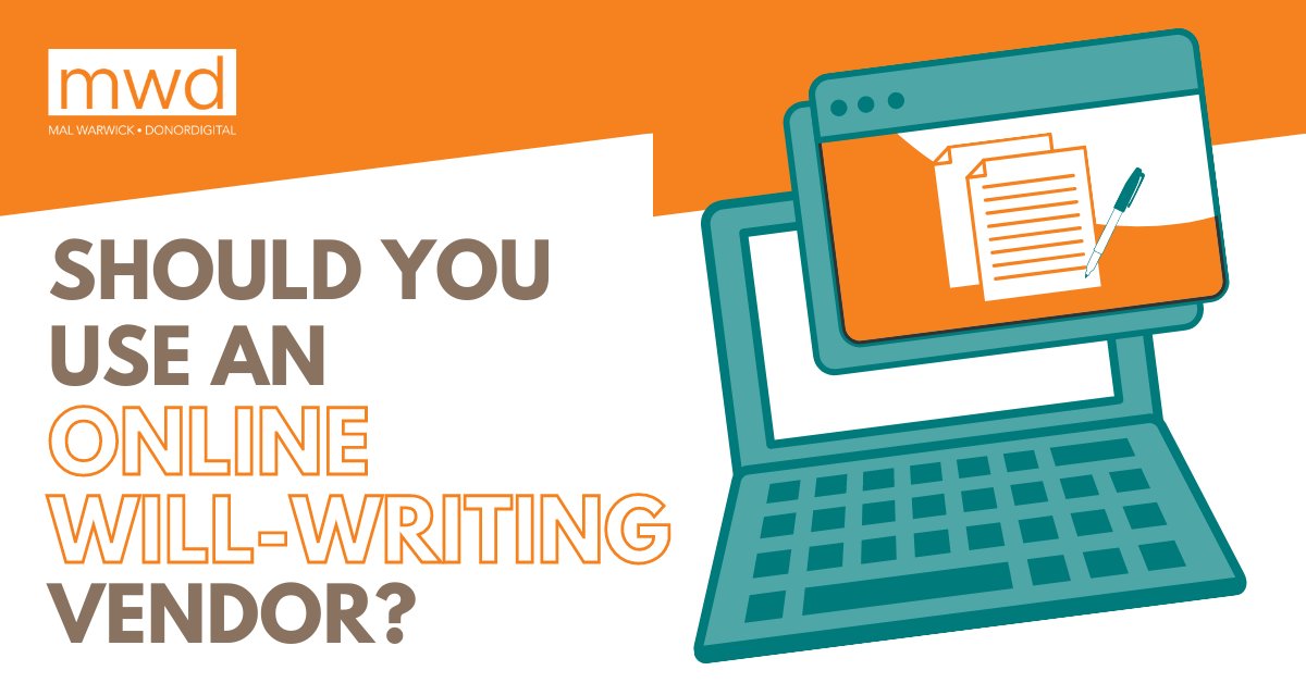 New on our blog: Should You Partner with an Online Will-Writing Vendor: mwdagency.com/blog/online-wi… #legacygiving #nonprofits #plannedgiving