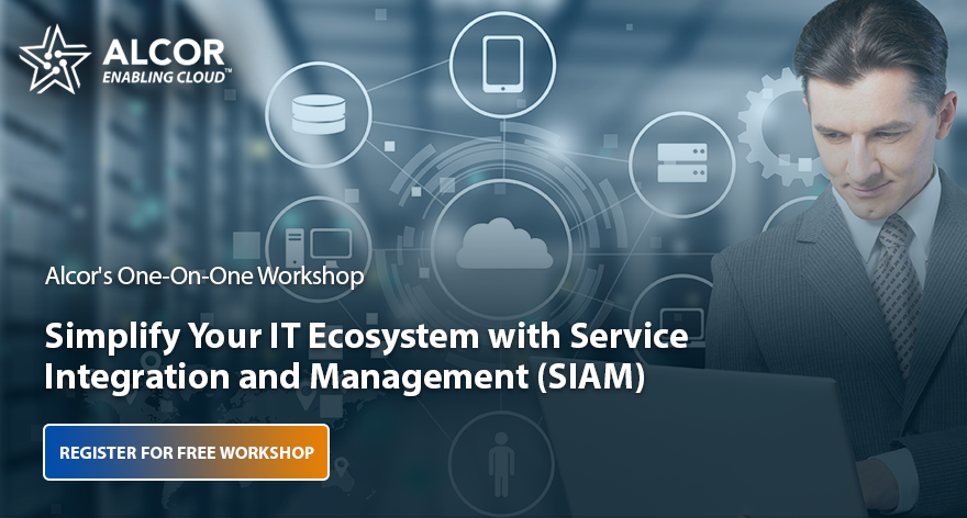 AlcorSolutions's tweet photo. Gain Better Visibility Into Your IT Ecosystem with #SIAM!
Attend Alcor's free #workshop where certified SIAM experts will address your business challenges and offer customized advisory. Register today: https://t.co/3dCy09YRmd
#serviceintegrationandmanagement #itsm #advisory https://t.co/0J7TP0dkLS