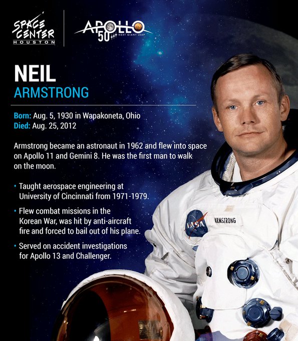 Happy Birthday sir Neil Armstrong    