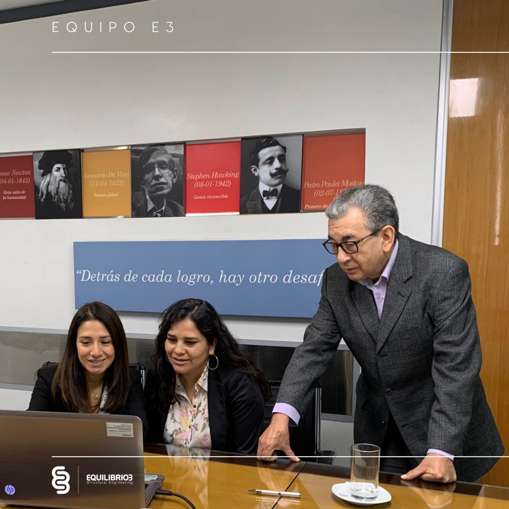 equilibrio_3's tweet photo. Equilibrio3 está conformado por excelentes profesionales  que trabajarán con transparencia, honestidad y altos valores éticos en todo momento. 
Juntos trabajamos para para ofrecer las mejores soluciones de ingeniería estructural a nuestros clientes #Peru #emprendedores https://t.co/593vak21nO