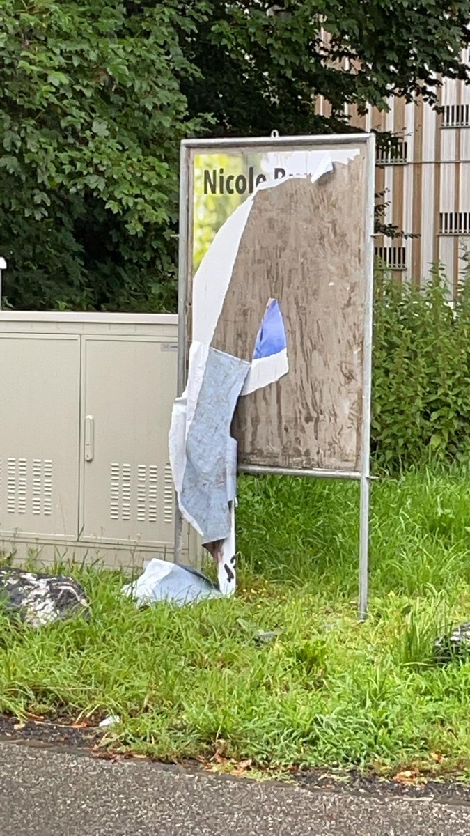 SVPAarau's tweet photo. Liebe Gegner/innen.  Geht Wahlkampf wirklich so? #svp #aarau #wahlkampf #stadtrat https://t.co/ZjxkDF0z8P