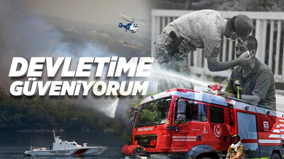 Devletimiz bütün kademeleri ile  milletinin emrinde , ne kadar imkan varsa milletimiz için seferber ediliyor. 

Türlü badirelerin, türlü felaketlerin nasıl üstesinden geldiysek, bu zor günleri de birlikte atlatacağız.
#DevletimeGüveniyorum