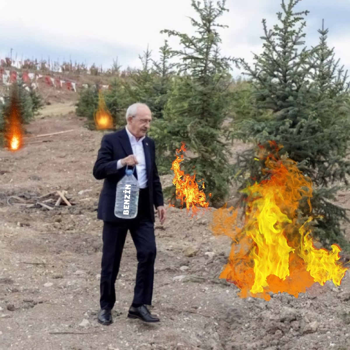 Siz yalan ve algılarınızla ateşi körükleyip her fırsatta  ülkenize  ihanet edin,
Biz devletimize sahip çıkıp yaktığınız yalan ve yangınları söndürmeye  #DEVAM edeceğiz.