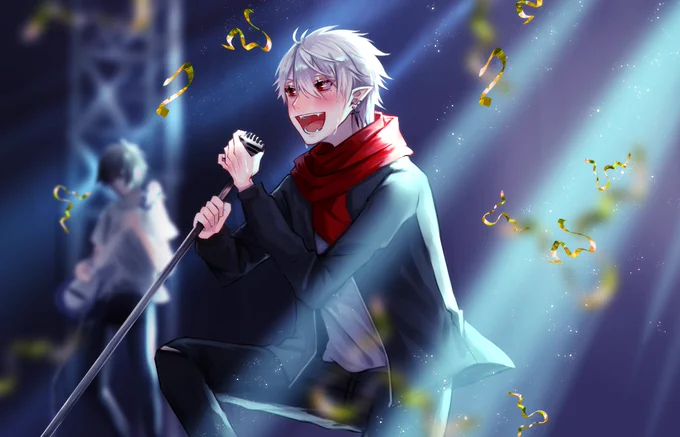 人気バンドのボーカル(幻覚)
生バンドARライブ本当にめちゃくちゃ良かった…
#KuzuArt 