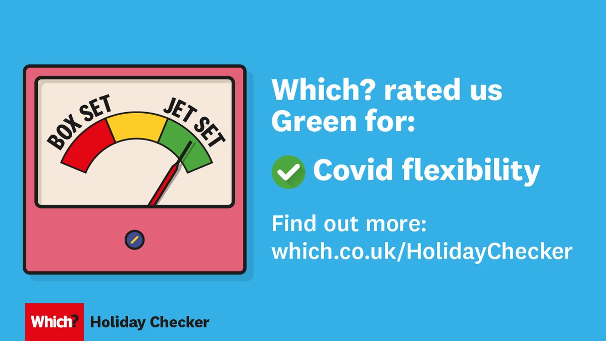 TCworldwide's tweet photo. We’ve got great news! Travel Counsellors has been rated ‘Green’ for Covid flexibility on the new Which? Holiday Checker!

#trsutedtravel #bookwithconfidence #travel2021 #travelcounsellors #explore https://t.co/IQB8Bib9SO