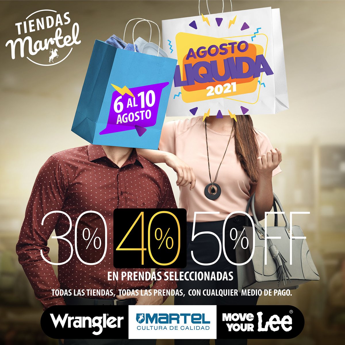 martel_py's tweet image. Se viene Agosto Liquida ¡Con descuentos increíbles!🤩🎉

Pasa por la #TiendaMartel mas cercana del 6 al 10 de agosto y aprovecha de hasta un 50% de descuento😱