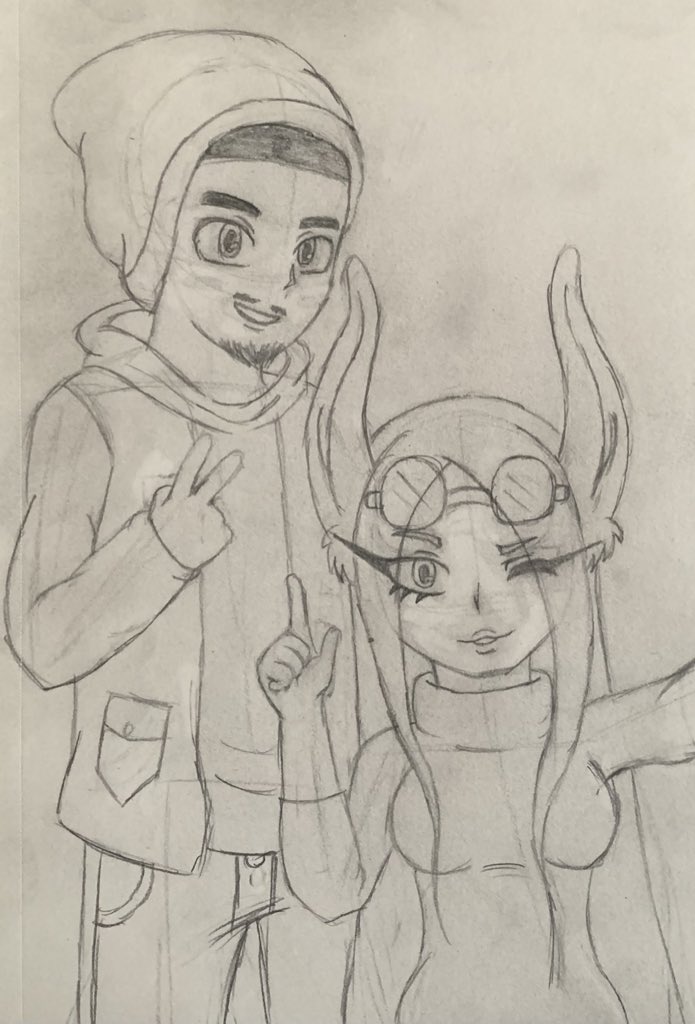 RaichuTDK's tweet photo. Art pieces of me and a bunny babe who can crush me with the thighs of immaculacy hsjsjdjdjxkkddkdk #MyHeroAcademia #MHA #mirko #mirkoart #miruko #mirukoart #simpart https://t.co/LbGNLbG4NH