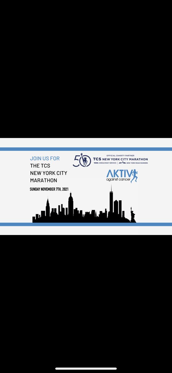 The NYC Marathon is a beloved race of AKTIV Against Cancer. Dont miss the chance to experience this bucket-list event. Tour the 5 boroughs &amp; feel the city's vibrant energy. There are still spots to run on #TeamAKTIV
Email Nicholas@wcpg.co for info
#tcsmarathon #aktivagainstcancer