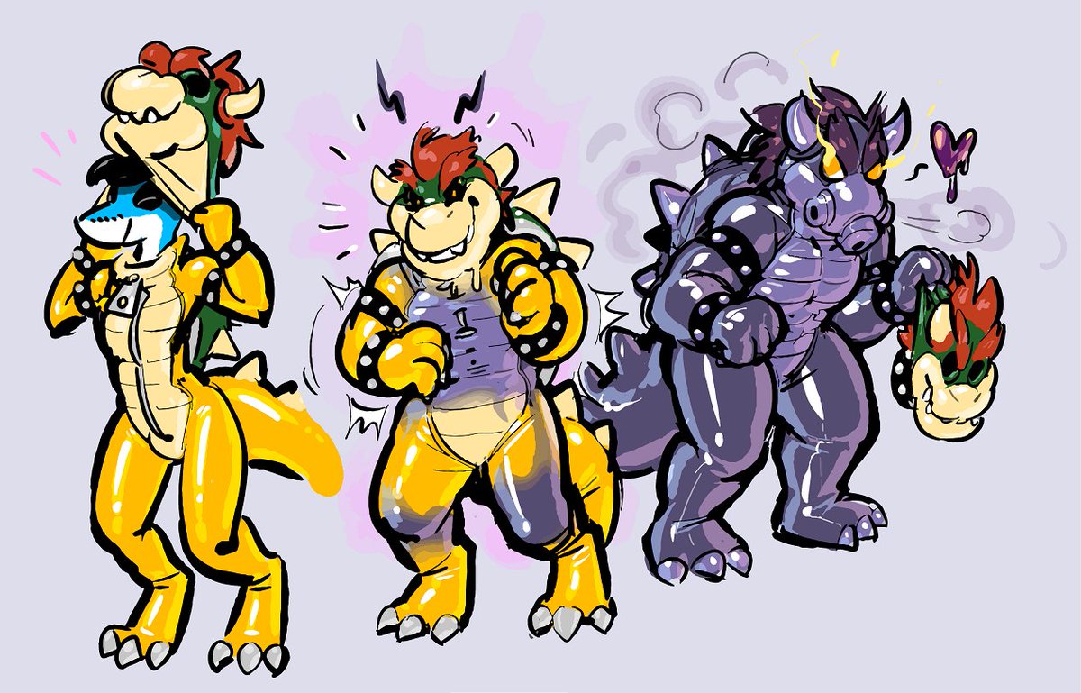I hear its #NSFWBowserDay, so here's all the pieces so far I've g...