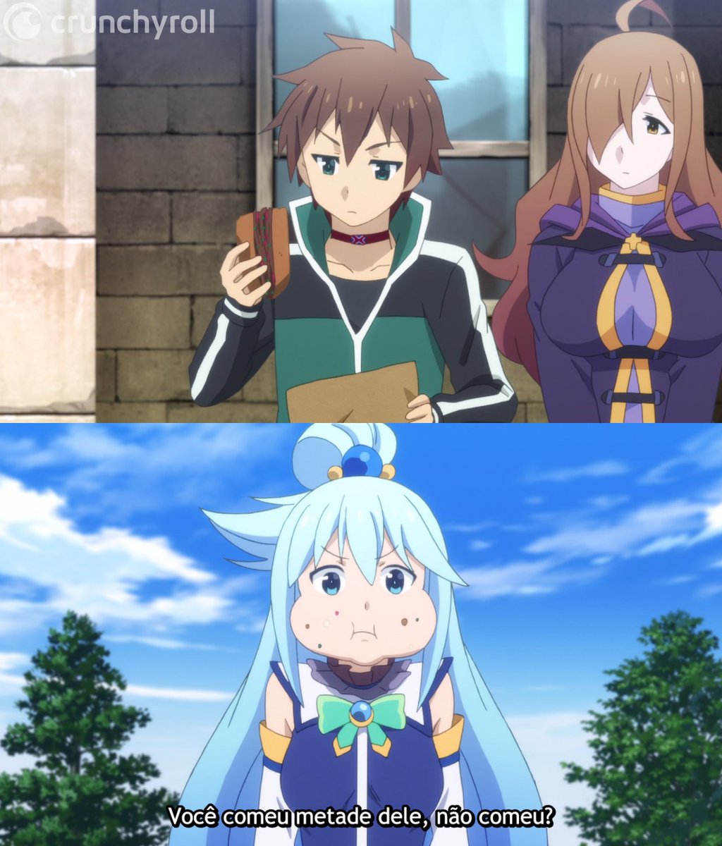 Konosuba Dublado na Crunchyroll Brasil É HOJE 