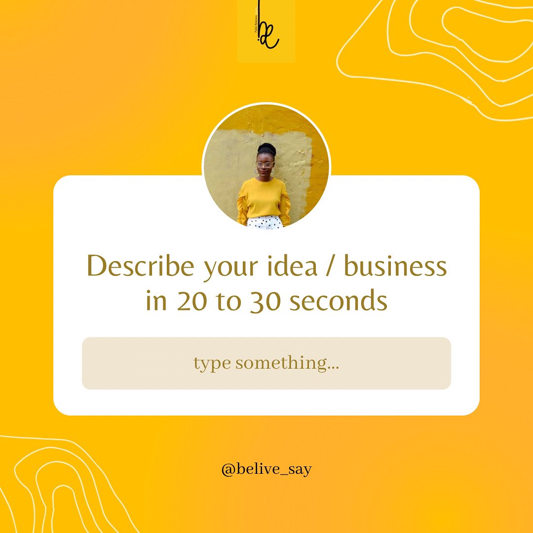 BeLive_Say's tweet image. A good elevator pitch should be in between 20 to 30 seconds.

#branding #marketingtips