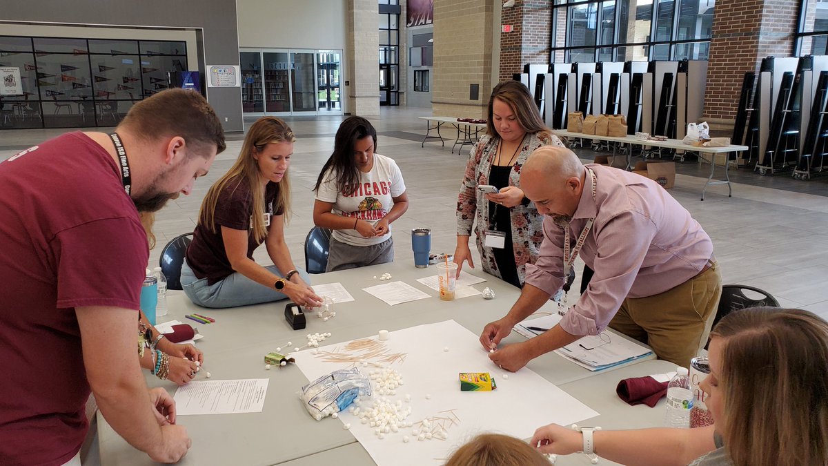 StocktonCISD's tweet photo. SJH teachers are back and already busy being teammates!  @BryanGorka @ConroeISDSupt @CISD_Connects @StocktonJH_TV https://t.co/KrIStjU6Se