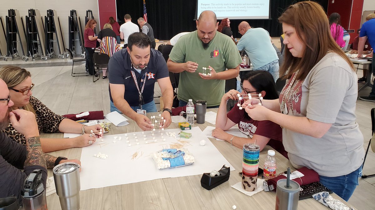 StocktonCISD's tweet photo. SJH teachers are back and already busy being teammates!  @BryanGorka @ConroeISDSupt @CISD_Connects @StocktonJH_TV https://t.co/KrIStjU6Se
