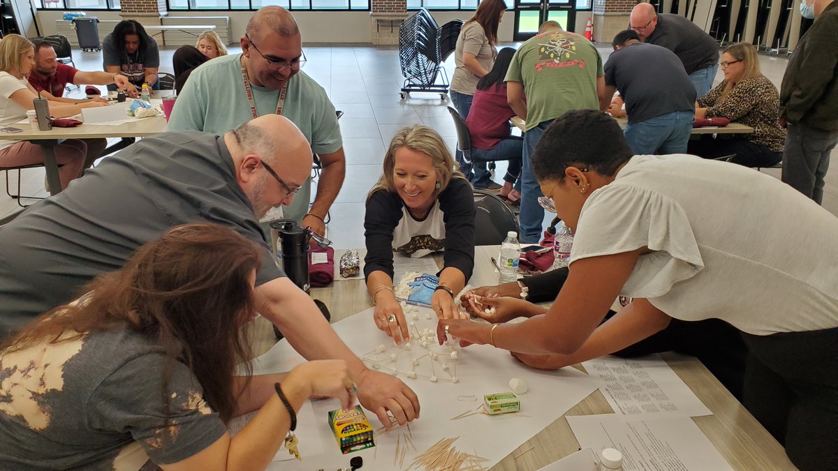 SJH teachers are back and already busy being teammates!  <a href="/BryanGorka/">Bryan Gorka</a> <a href="/ConroeISDSupt/">Curtis Null - Conroe ISD Superintendent</a> <a href="/CISD_Connects/">CISD Connects</a> @StocktonJH_TV