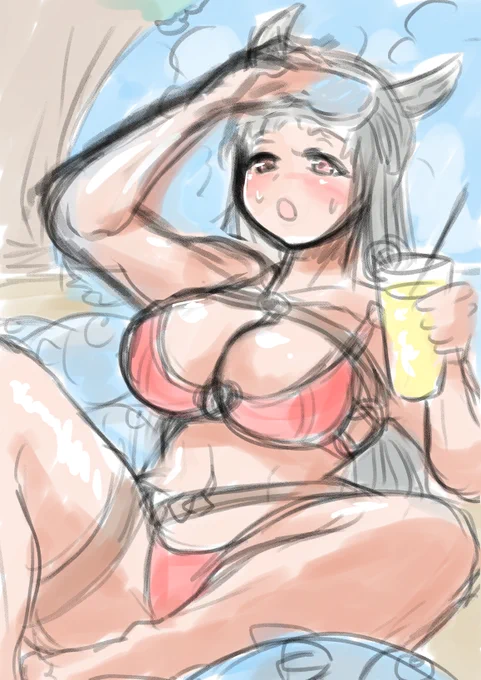 ゴルシさんは夏合宿でスズキをたくさん仕留めたそうですわ… 
