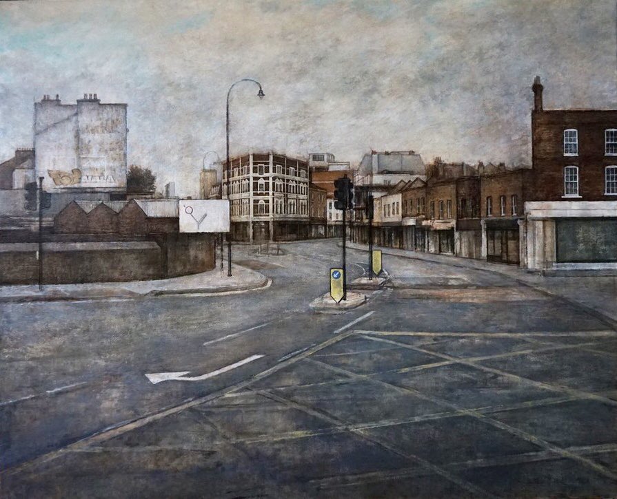 GrimArtGroup's tweet photo. Kentish Town Road, Intersection by Martin Brown b.1971 https://t.co/iZQnlaZ4mZ