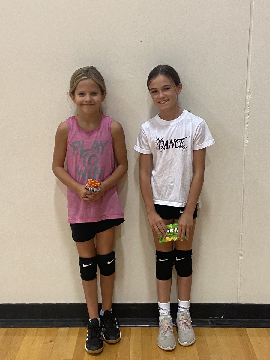 LeMarsVball's tweet photo. Wrapped up camp with some fun and games! The girls learned a lot and improved so much over the last three days. Our final encouragers and campers of the day are as follows: 
4th: Bentley (E), and Mya (C)
5th: Kennedi (C), and Kalli (E)
6th: Haley (C), and Pieper (E) https://t.co/aFEEVkuIVi