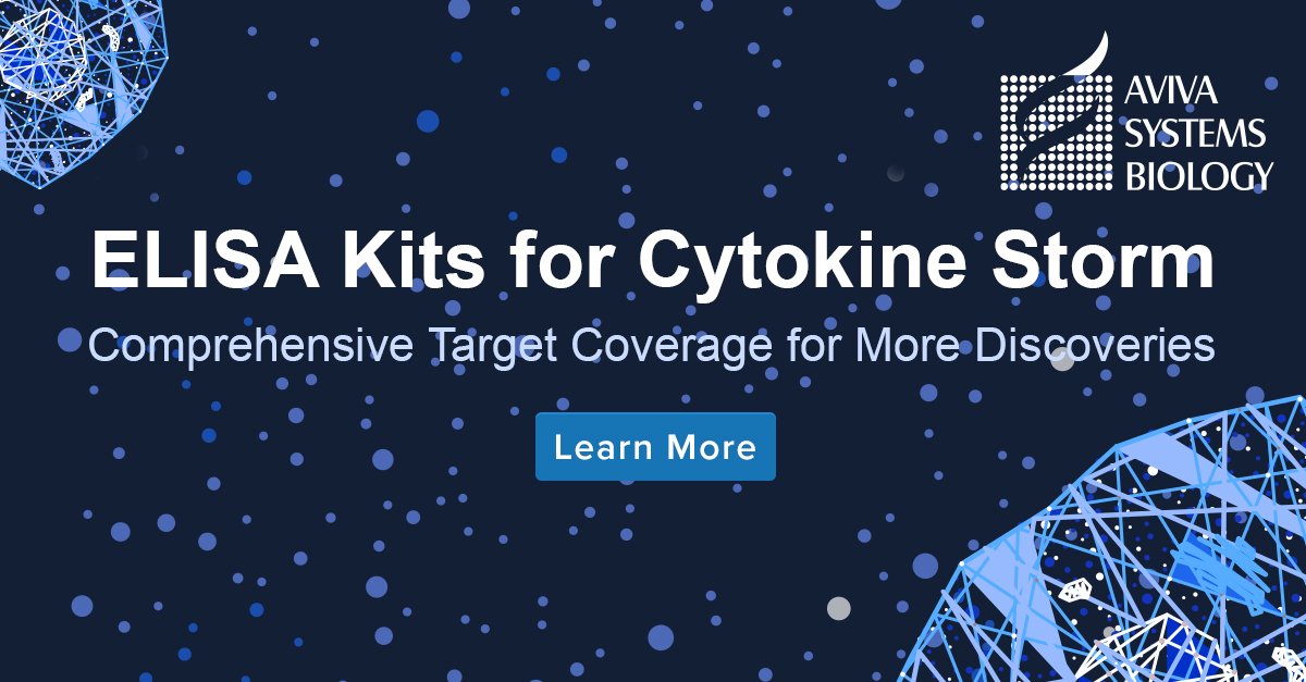 AvivaSysBio's tweet image. Access the best selection of ELISA kits for #Cytokines, Chemokines, #GrowthFactors, and Plasma Proteins involved in Cytokine Storm. avivasysbio.com/cytokine-storm

#elisa #avivasysbio #cytokinestorm