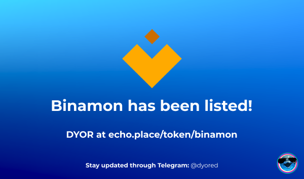 echodapp's tweet photo. Have you heard about @binamonok?

Binamon is a complete metaverse of digital monsters on @BinanceChain!

Discover and #DYOR @ https://t.co/NN7CD6yNLR https://t.co/LfVwPYnatN