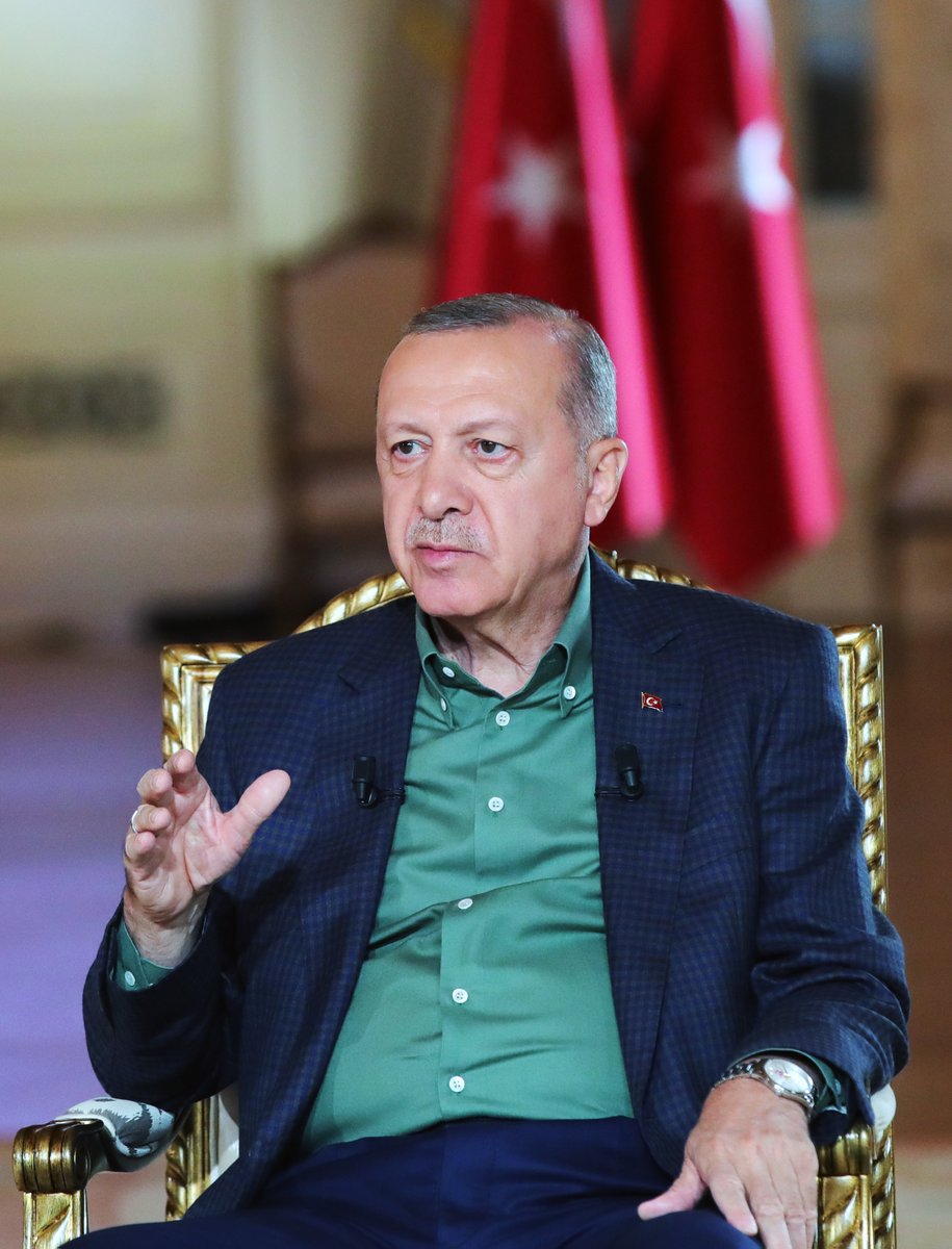 Cumhurbaşkanımız Recep Tayyip Erdoğan, A Haber-ATV ortak canlı yayınına katılarak gündeme ilişkin açıklamalarda bulundu.