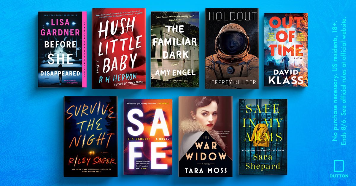 🔎Giveaway!🔎 From twisty bestsellers to page-turning debuts, these thrillers will keep you up all night reading! Enter for a chance to win here: sweeps.penguinrandomhouse.com/enter/dutton-s… #giveaway