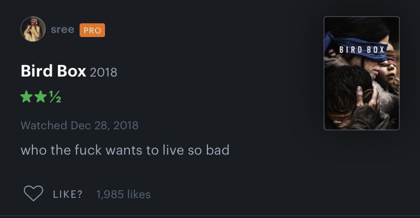 🇨🇦letterboxd reviews with threatening auras (@letterboxdauras) on Twitter photo 
