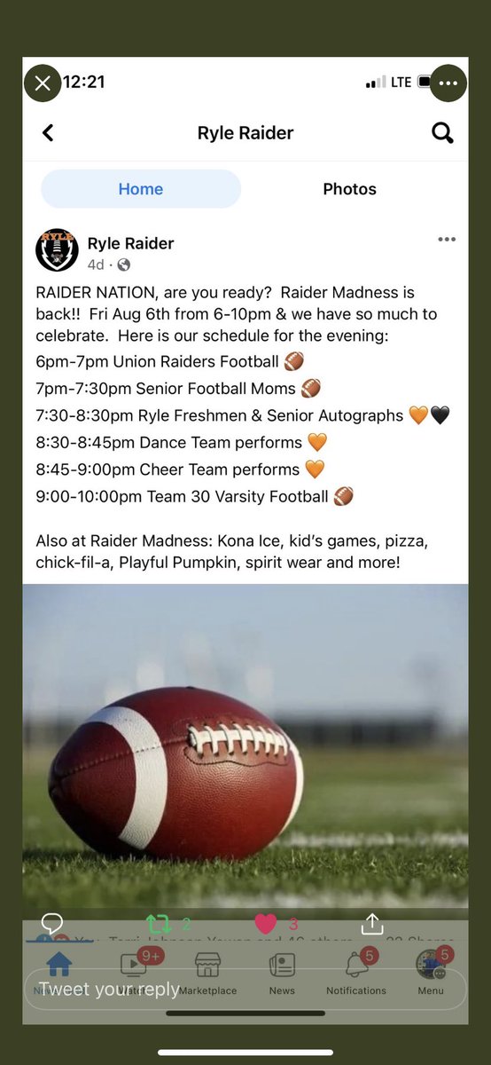 Ryle_Football's tweet photo. Ryle Football:  Raider Madness is this Friday. Come See the 2021 Raiders! https://t.co/5CJHBrGIS2