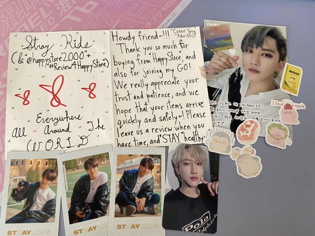 3piastri's tweet photo. thank you so much @happystore2000 and @AdoriMG for everything!! it all came perfectly🥺❤️❤️ #Review4HappyStore ❤️ https://t.co/rPpSwbfhWM